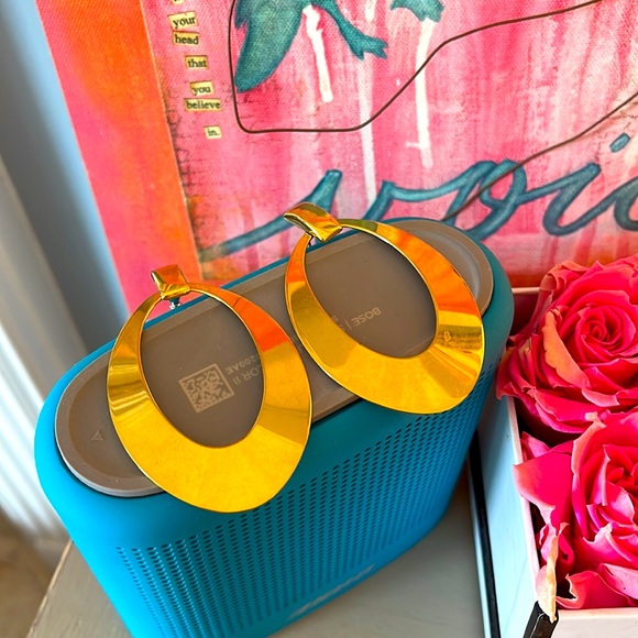 Vintage signed Monet Earrings Vintage - Picture 4 of 4